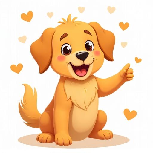 Friendly veterinary assistant mascot