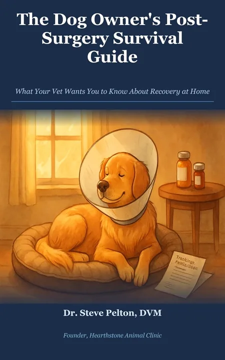 Cover of The Dog Owner's Post-Surgery Survival Guide by Dr. Steve Pelton, DVM